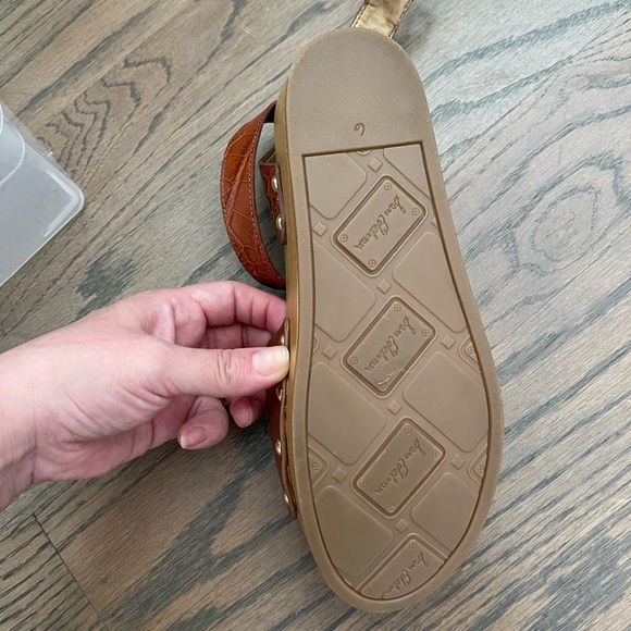 Sam Edelman Nude Platform Sandal - Picture 4 of 6